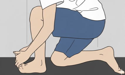 足底腱膜炎ストレッチ