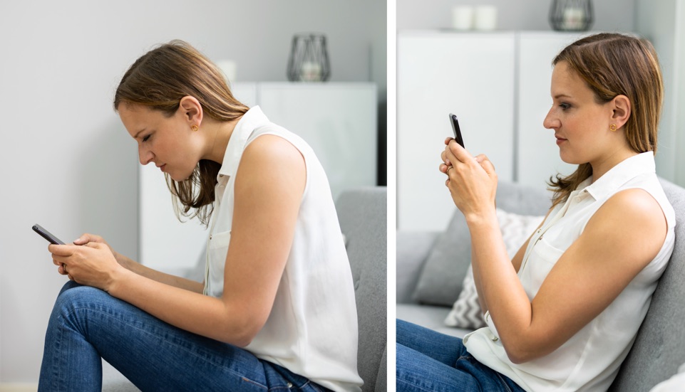 上を向くと首が痛い