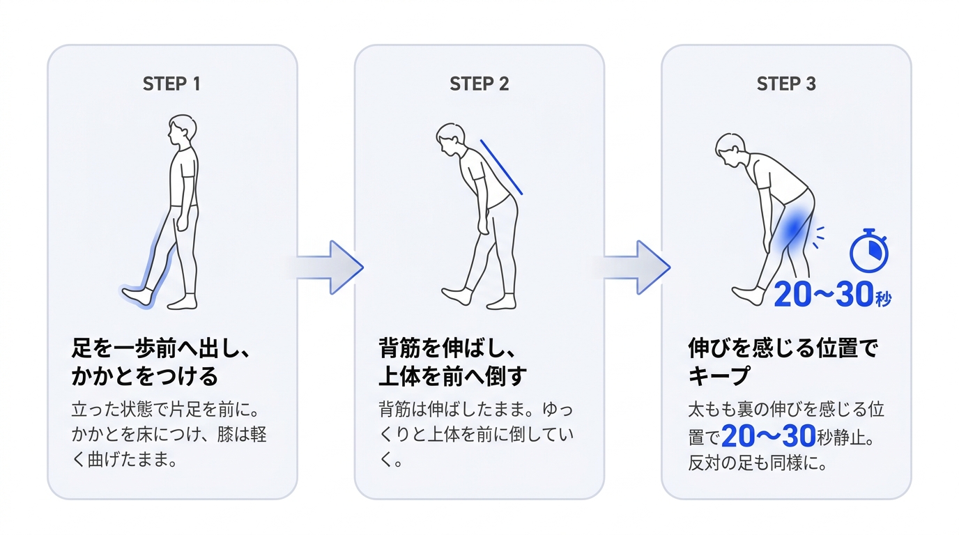 ハムストリング伸ばし